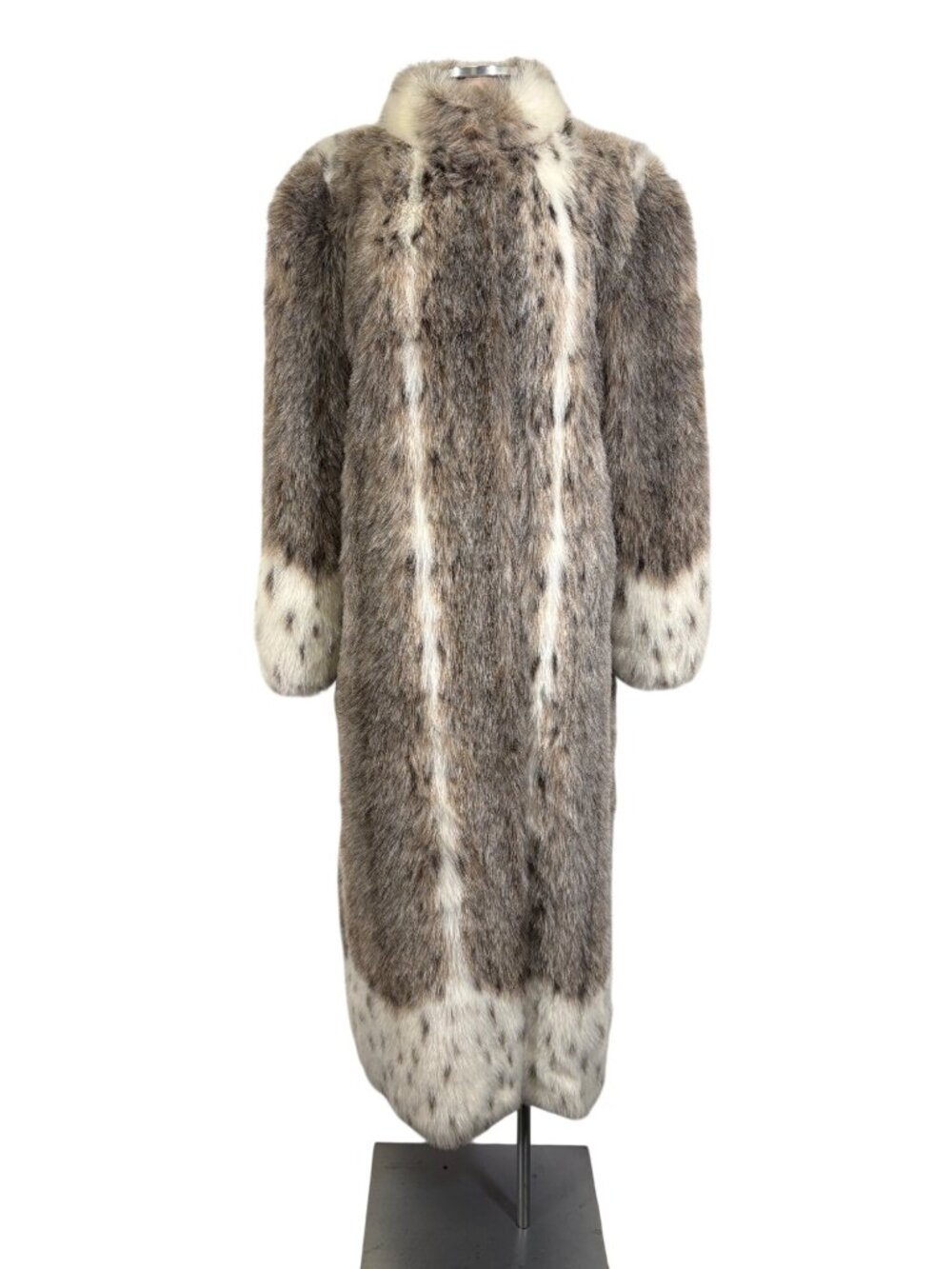 Vintage Olympia Snow Leopard Maxi Coat Size Small